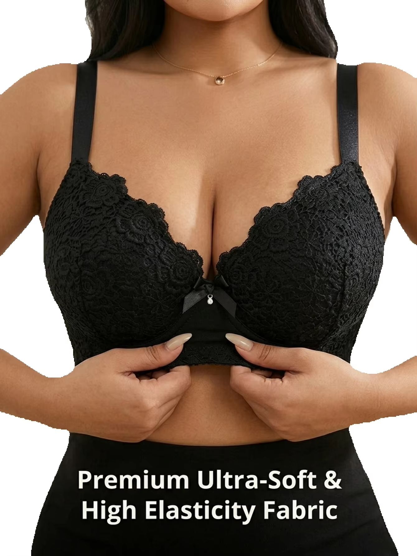 Minimizer Bra Women - Women Plus Size Floral Push Up