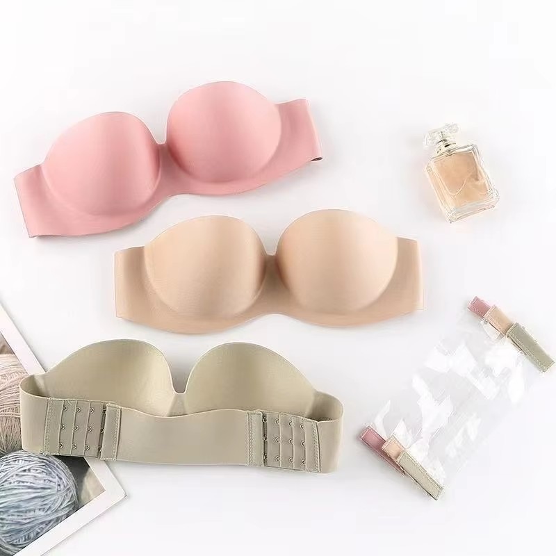 Underwire Bra Padded - Women's Sexy Strapless Push-Up Padded Bra