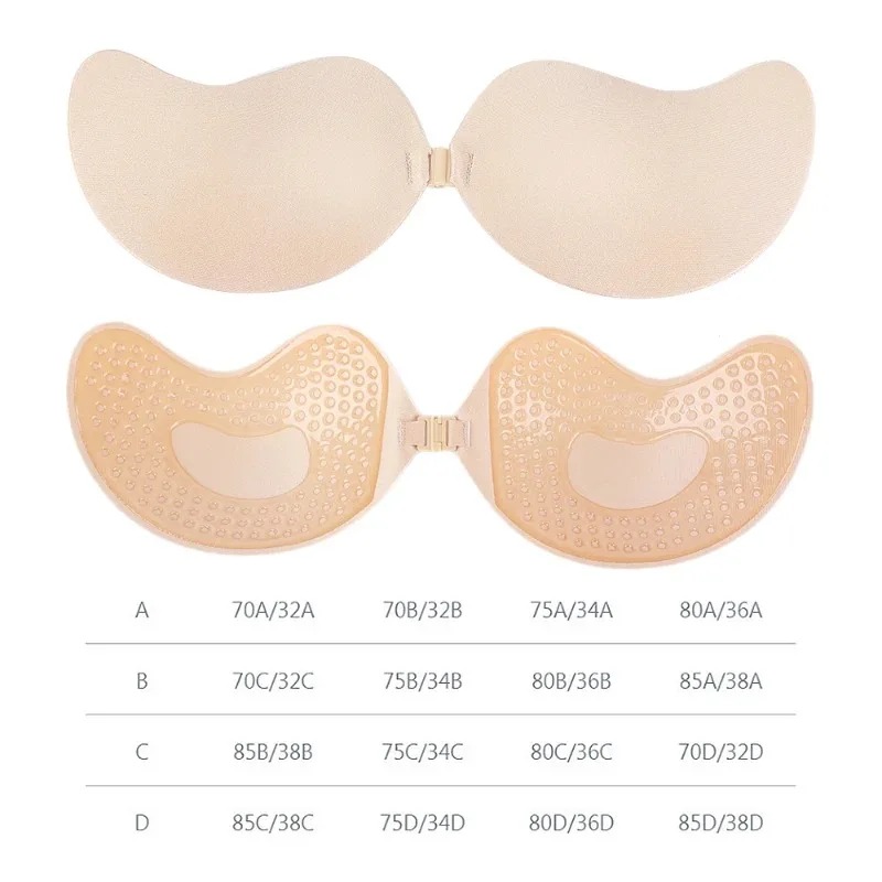 Invisible Strapless Adhesive S - Push Up Bra Silicone recension och pris
