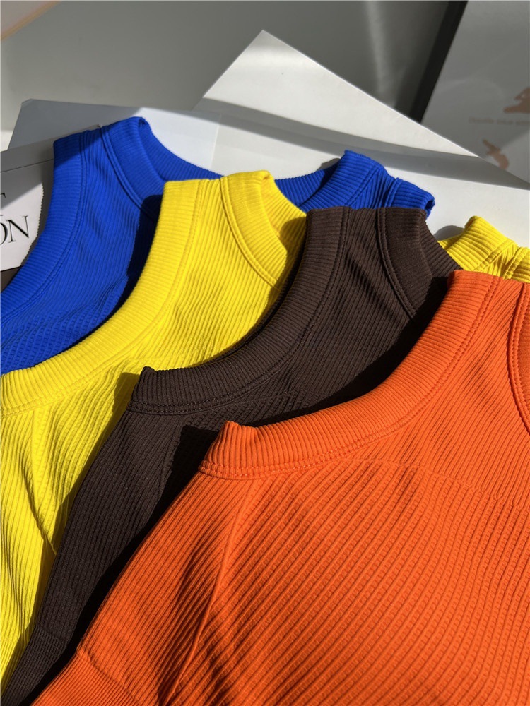 Women's Candy-Colored Yoga Tan - T Shirt Bra Seamless recension och pris