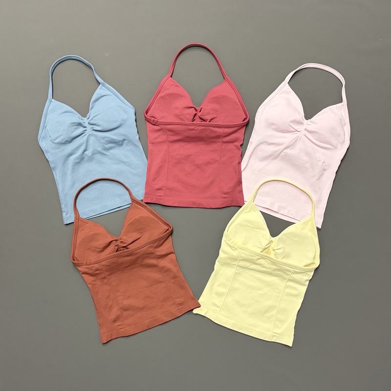Gym Women Sports Tank Top Seam - Sports Bra Racerback recension och pris