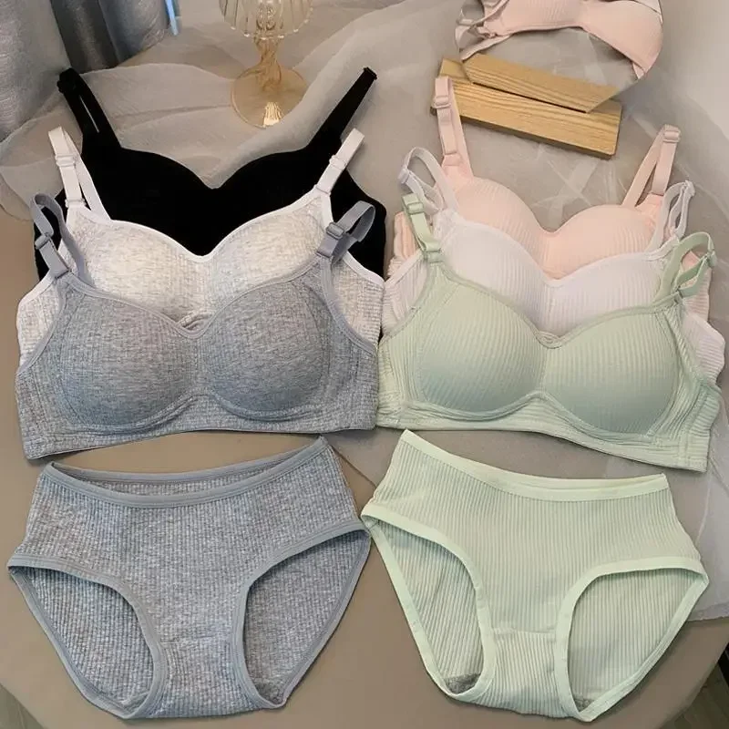 Women Seamless Bra Sets Pantie - Cotton Bra Everyday recension och pris