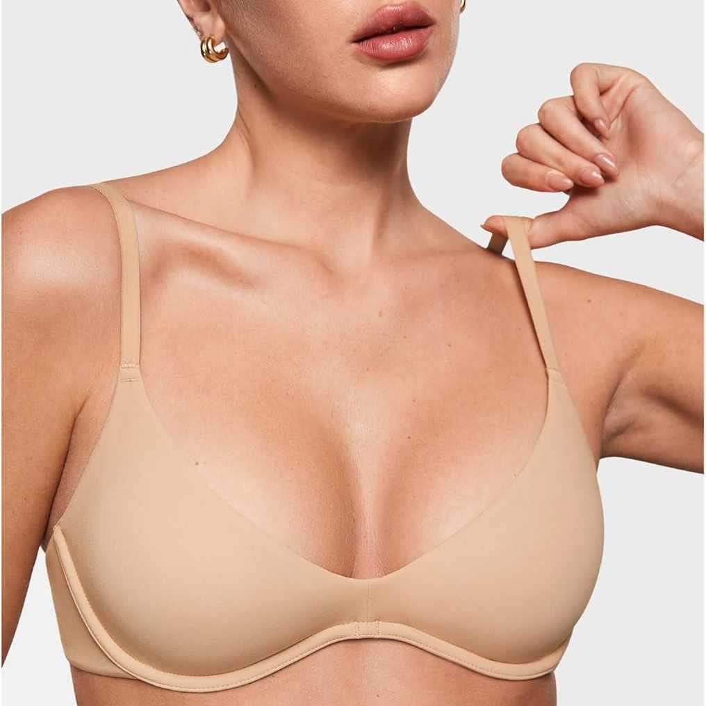 Women's Deep V Unpadded Seamle - Wirefree Bra Comfort recension och pris