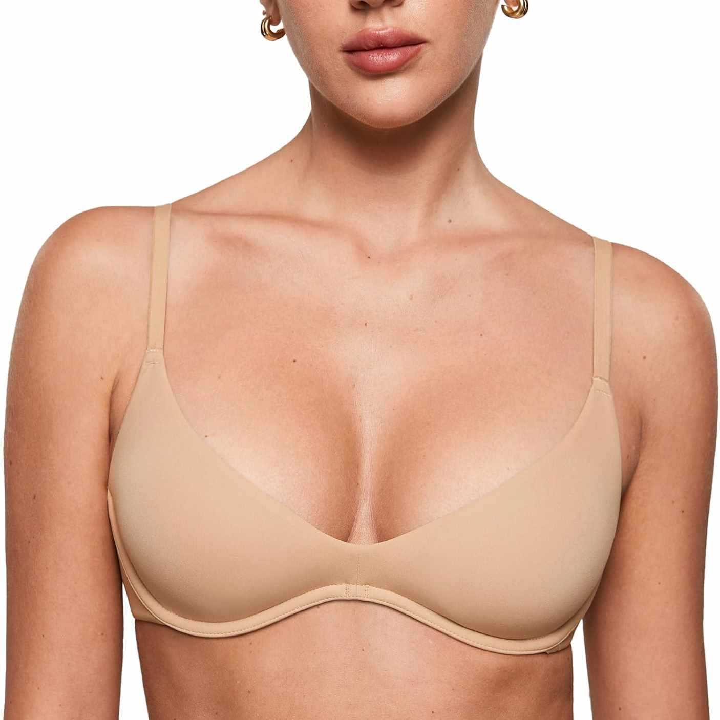 Women's Deep V Unpadded Seamle - Wirefree Bra Comfort recension och pris