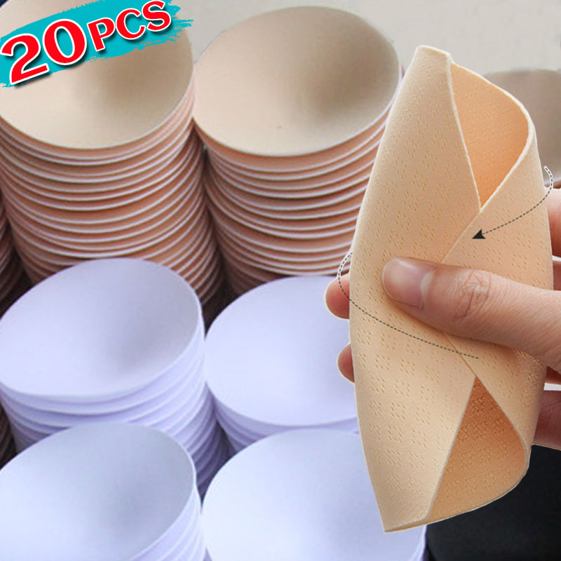 2/20pcs Removable Sponge Push  - Push Up Bra Silicone recension och pris
