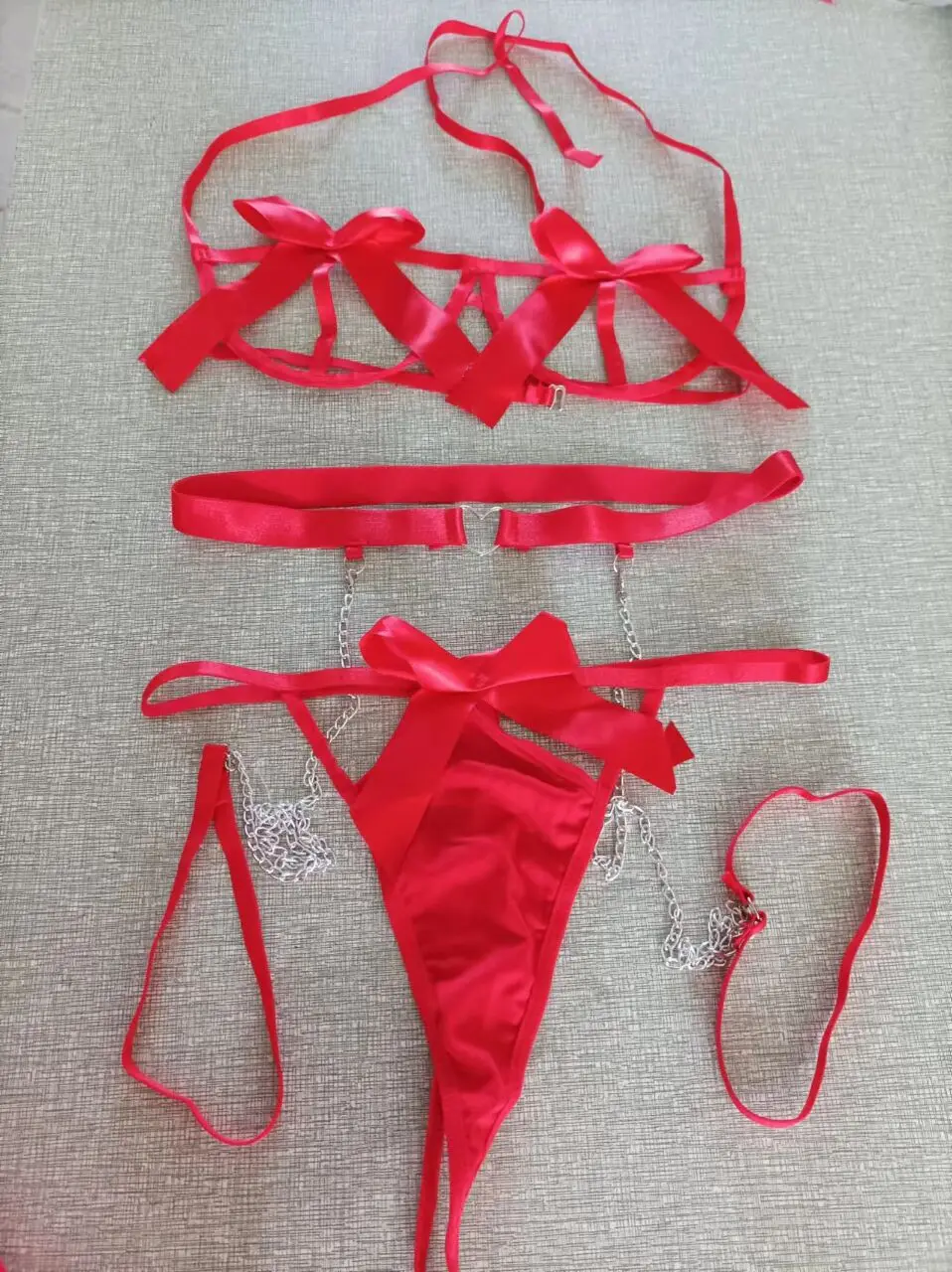 Sexy Lingerie Woman Lace Trans - Lace Bralette Set recension och pris