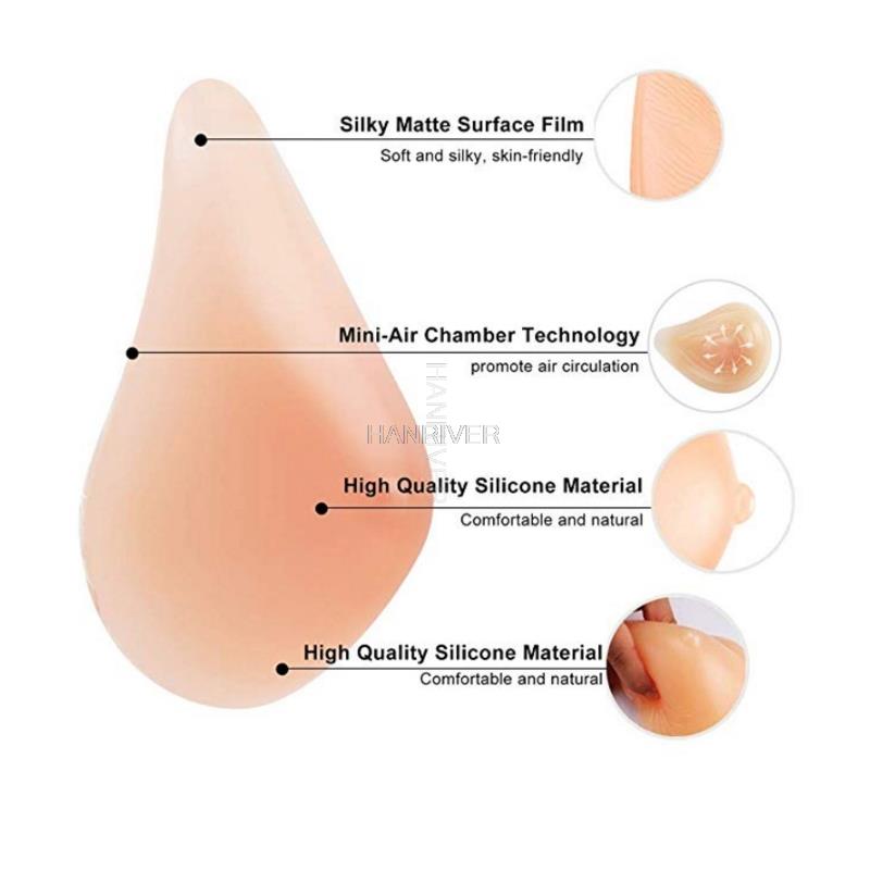 Silicone Breast Bra Skin color - Mastectomy Bra Pocket recension och pris