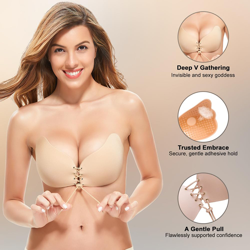 1/2 Pairs Women Summer Backles - Minimizer Bra Women recension och pris