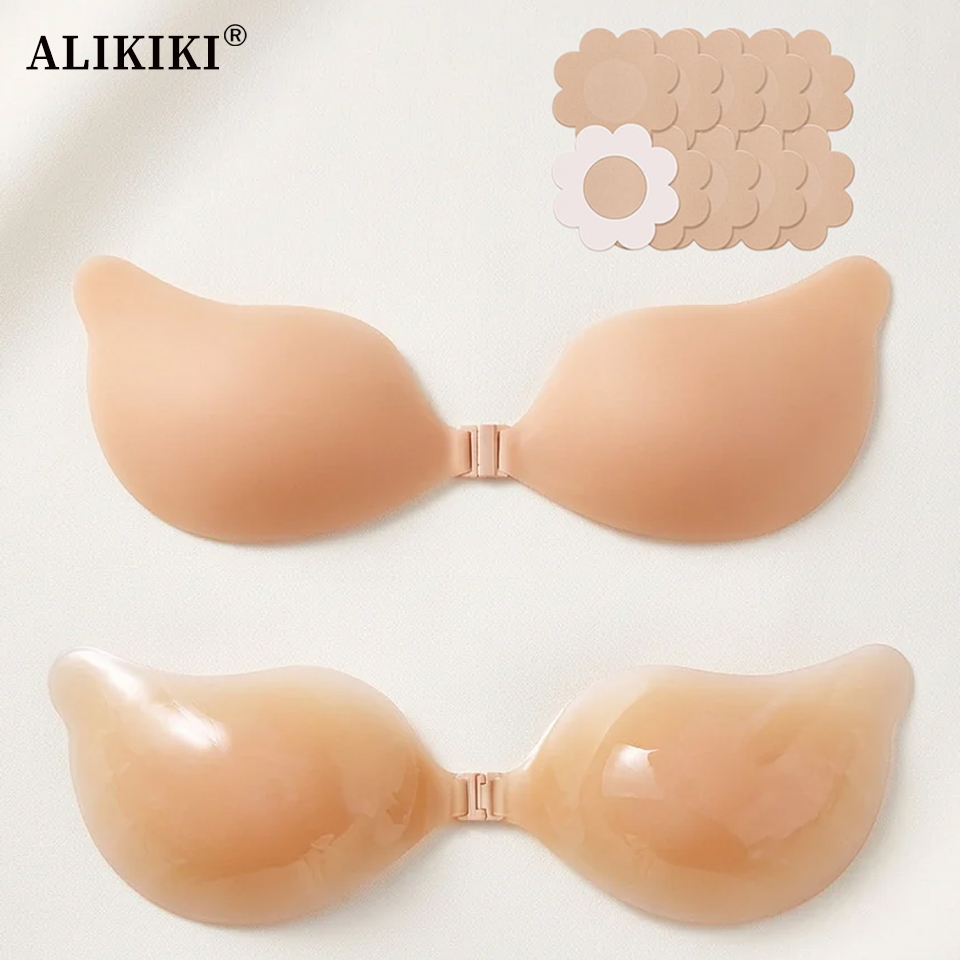 Adhesive Silicone Push Up Bra  - Backless Bra Sticky recension och pris
