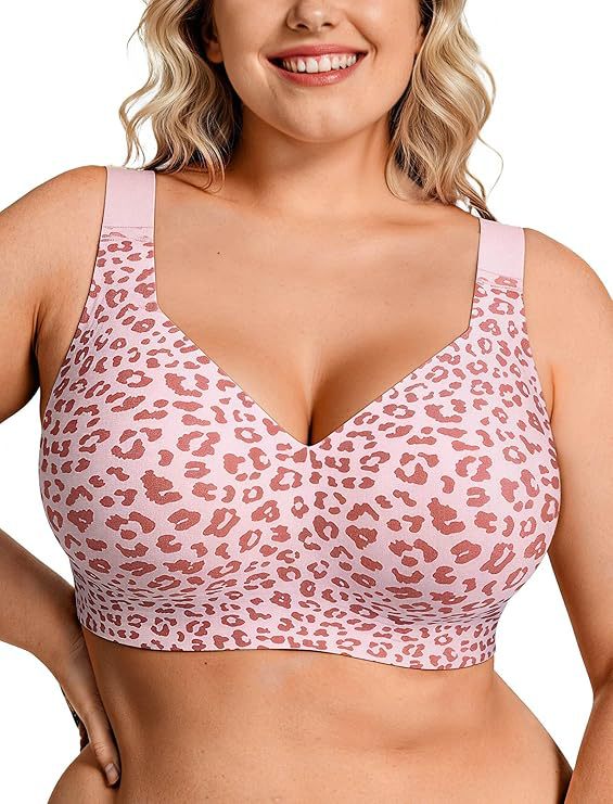 Plus Size Wireless Jelly Bra W - Minimizer Bra Women recension och pris