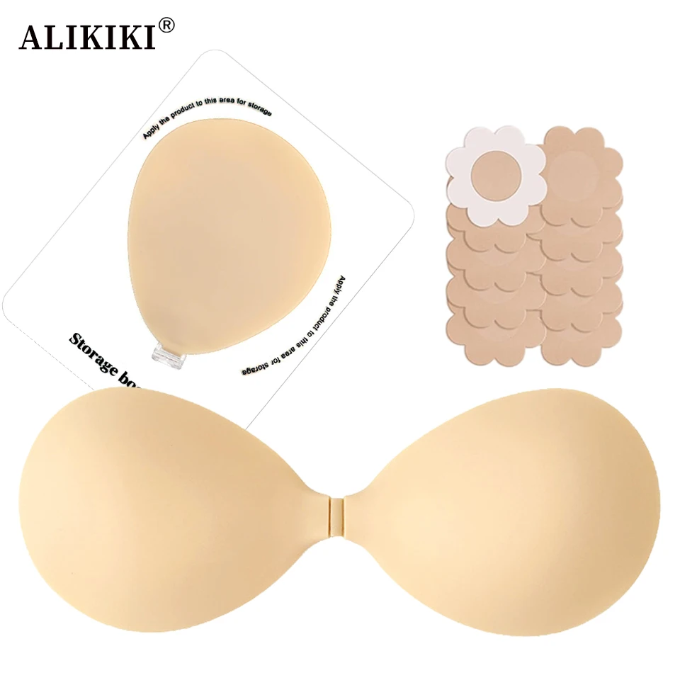 Strapless Push Up Sticky Bra P - Backless Bra Sticky recension och pris