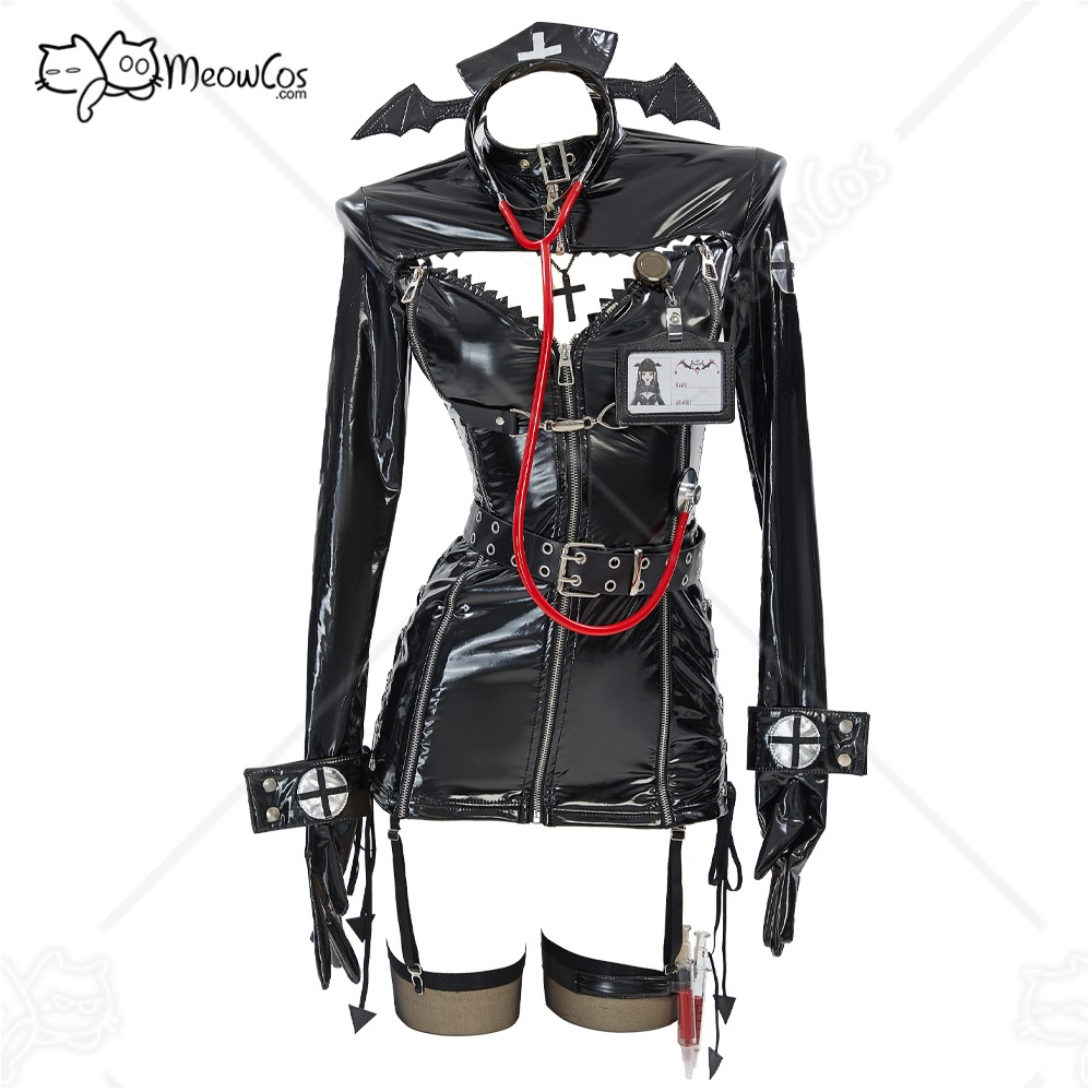 MEOWCOS Nurse Cosplay Costume  - Nursing Bra Clip recension och pris