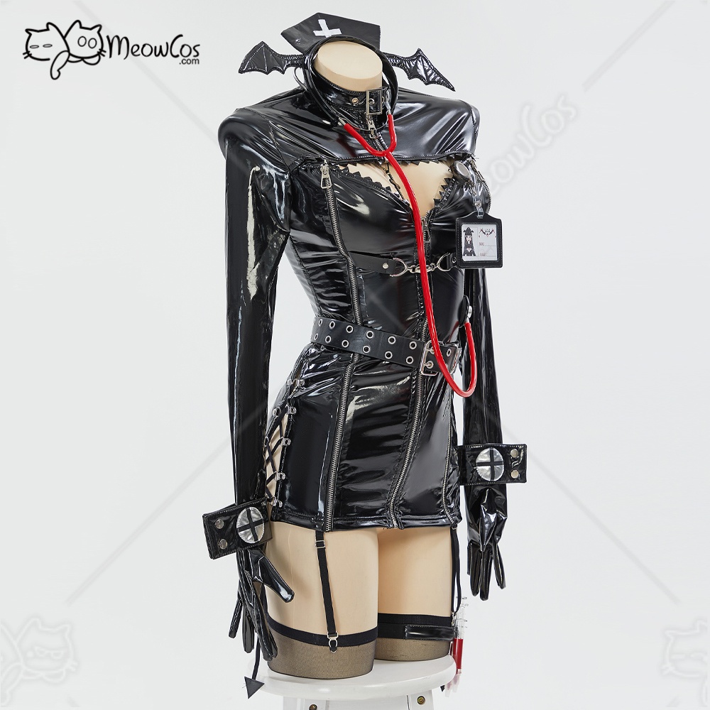 MEOWCOS Nurse Cosplay Costume  - Nursing Bra Clip recension och pris