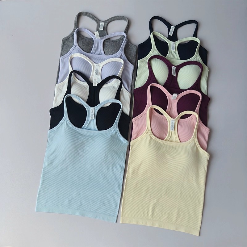 Summer Women's Yoga Camisole S - T Shirt Bra Seamless recension och pris