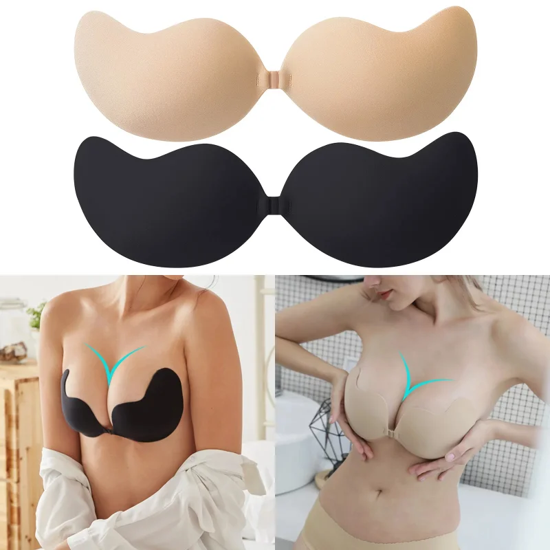 1/2pc Invisible Push Up Bra Ba - Backless Bra Sticky recension och pris